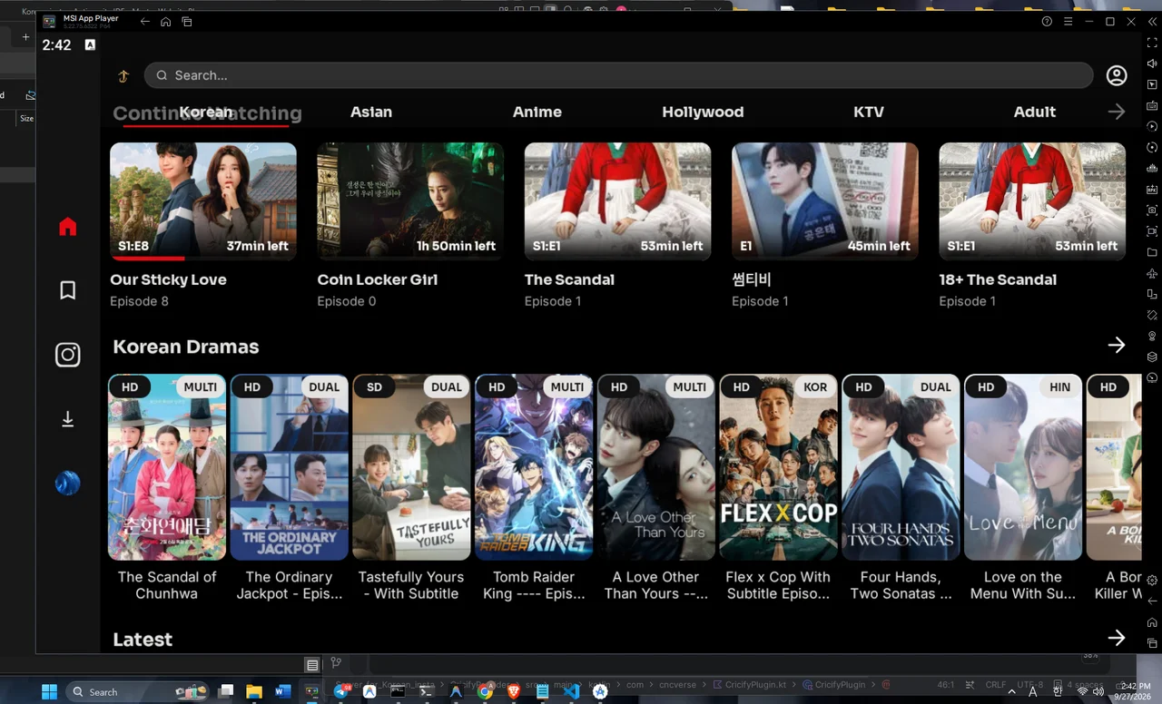 JOSEN Client Interface